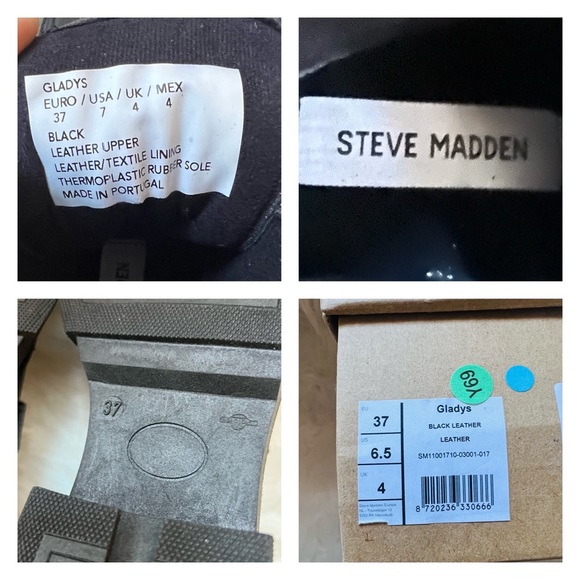 New! Rare! STEVE MADDEN Gladys Combat Moto Boots - Picture 8 of 8